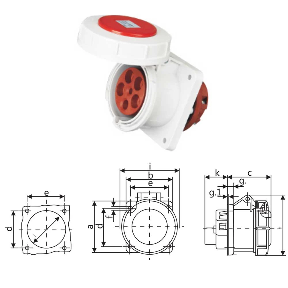 63a industrial socket