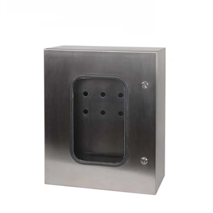 Indoor Use Stainless Steel Wall Mount Electrical Enclosure With Pocket